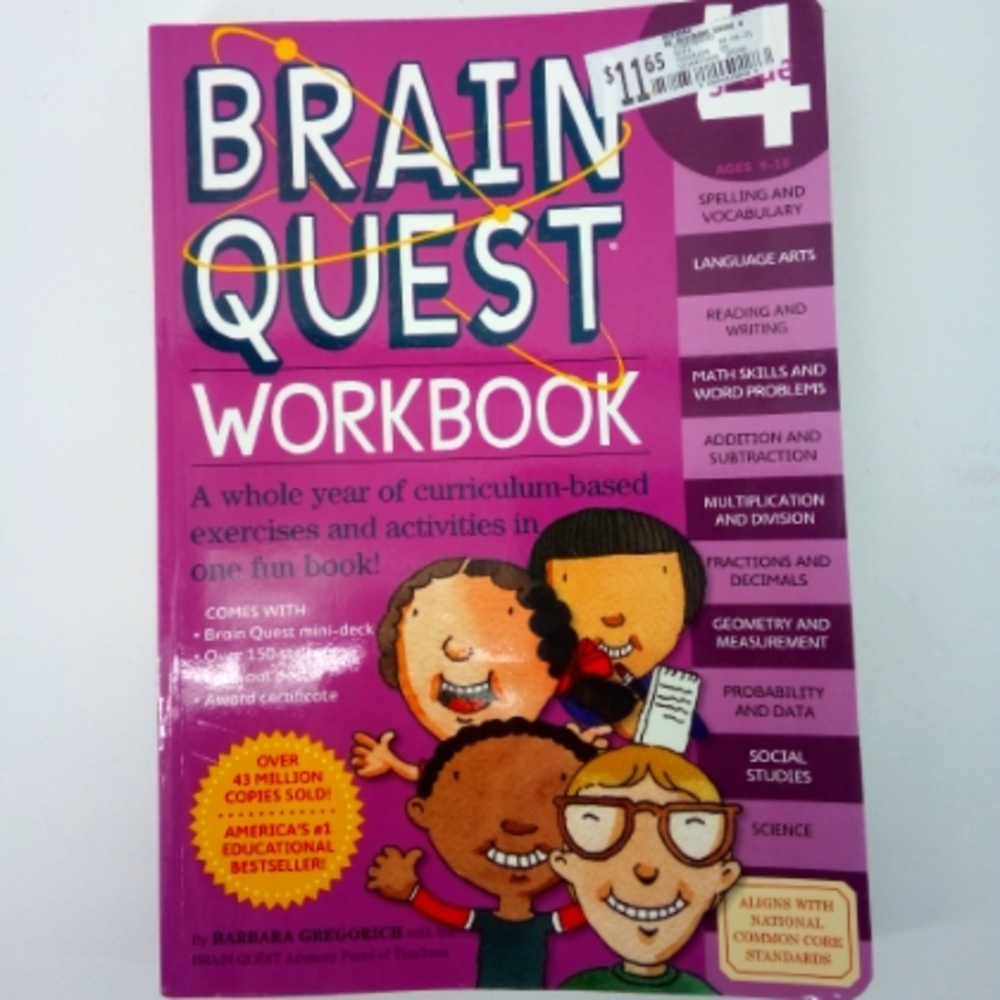 Brain Quest Grade 4 Homeschool School Map